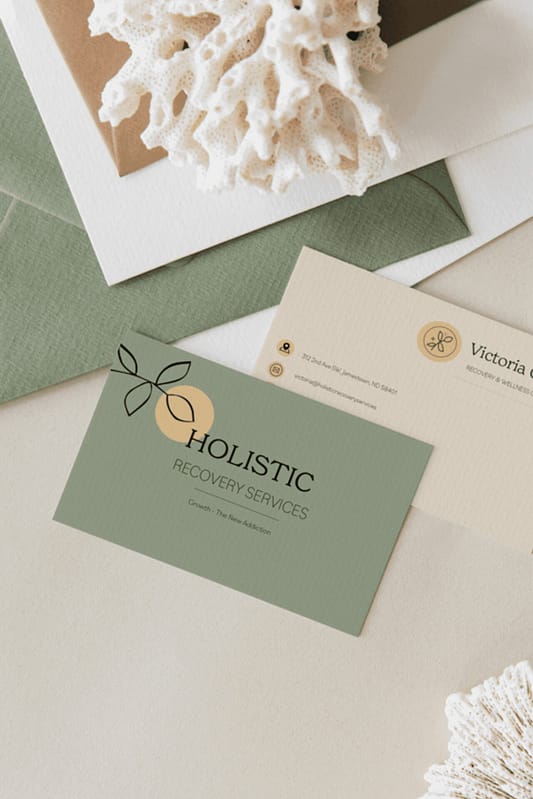 business card for therapist