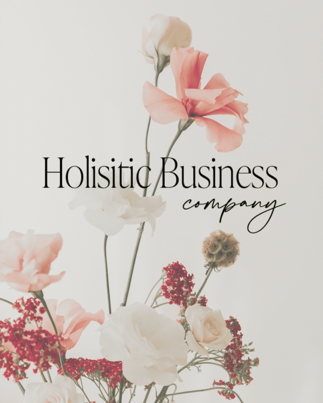 holistic business company elegant logo