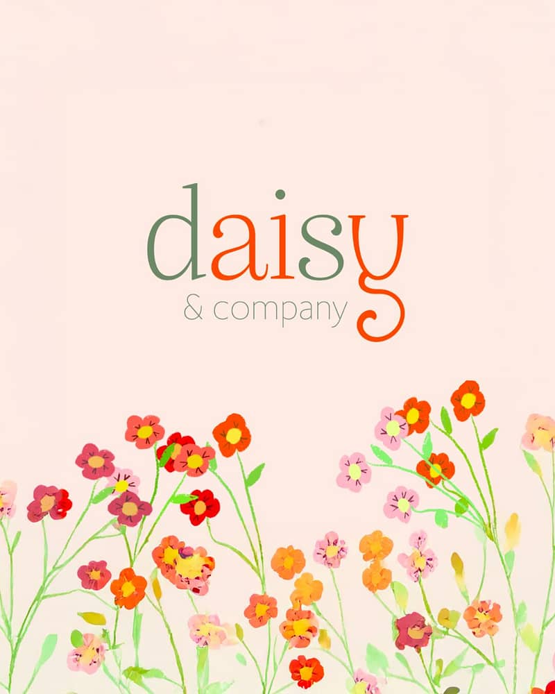 feminine and playful logo