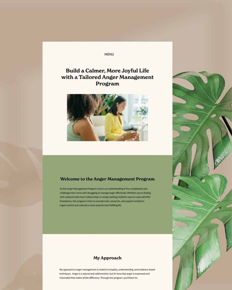 therapist website